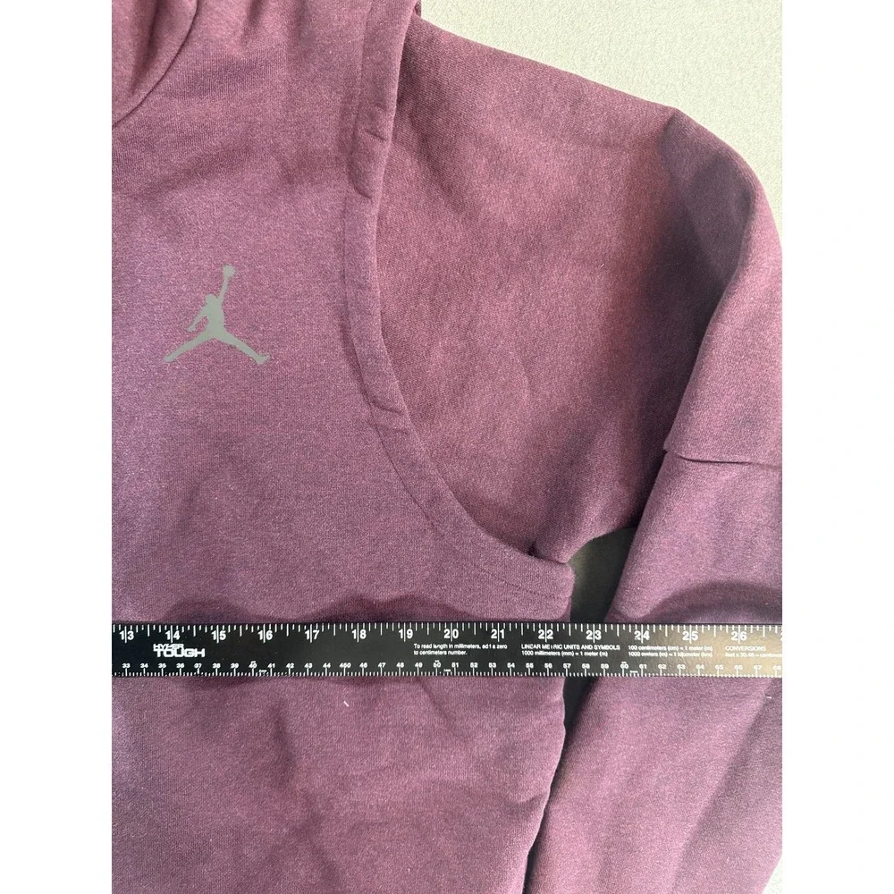 Jordan‎ Hoodie Mens XLT Purple Zip Fleece Shield Elephant Print Face Mask